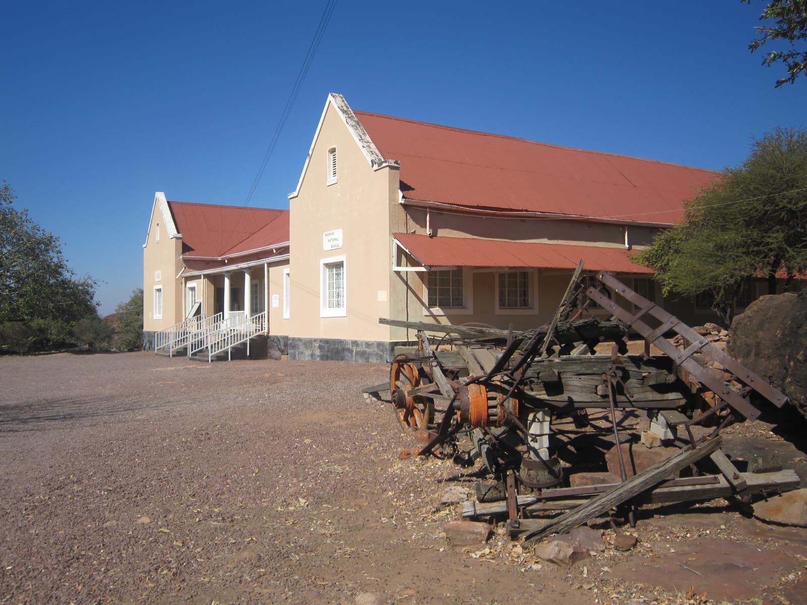 The Cape Dutch-style Phuthadikobo Museum building in Mochudi